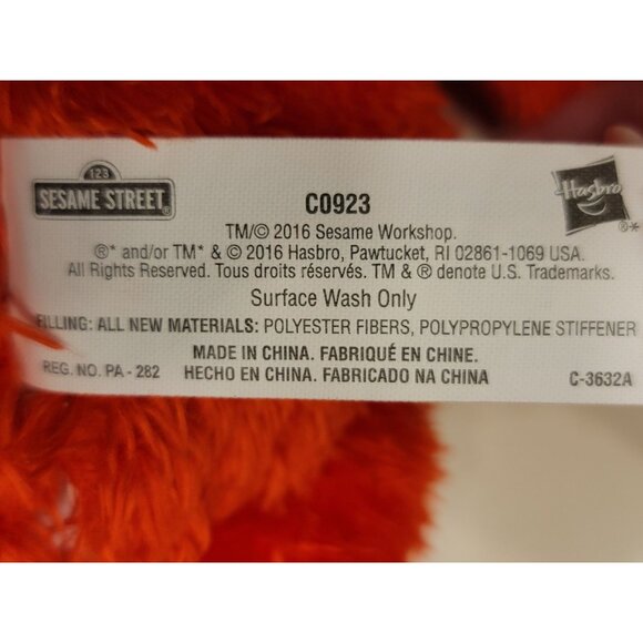 Hasbro Sesame Street Tickle Me Elmo 14 inch Plush - 2016 - Picture 4 of 4